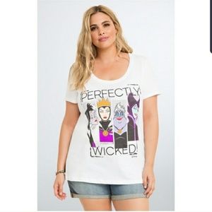 TORRID DISNEY Villains Perfectly Wicked T-Shirt
